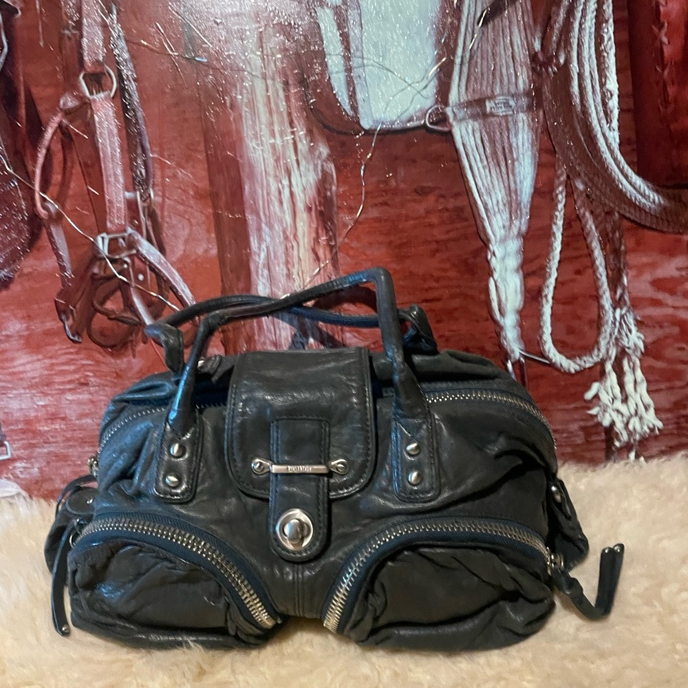 Botkier Bianca lambskin green leather bag